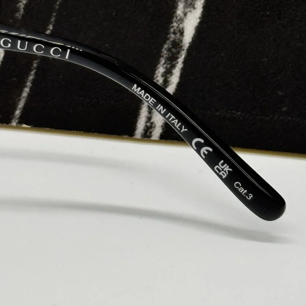NEW GG1656S 001 GUCCI SHIELD MASK SUNGLASSES GUCCI